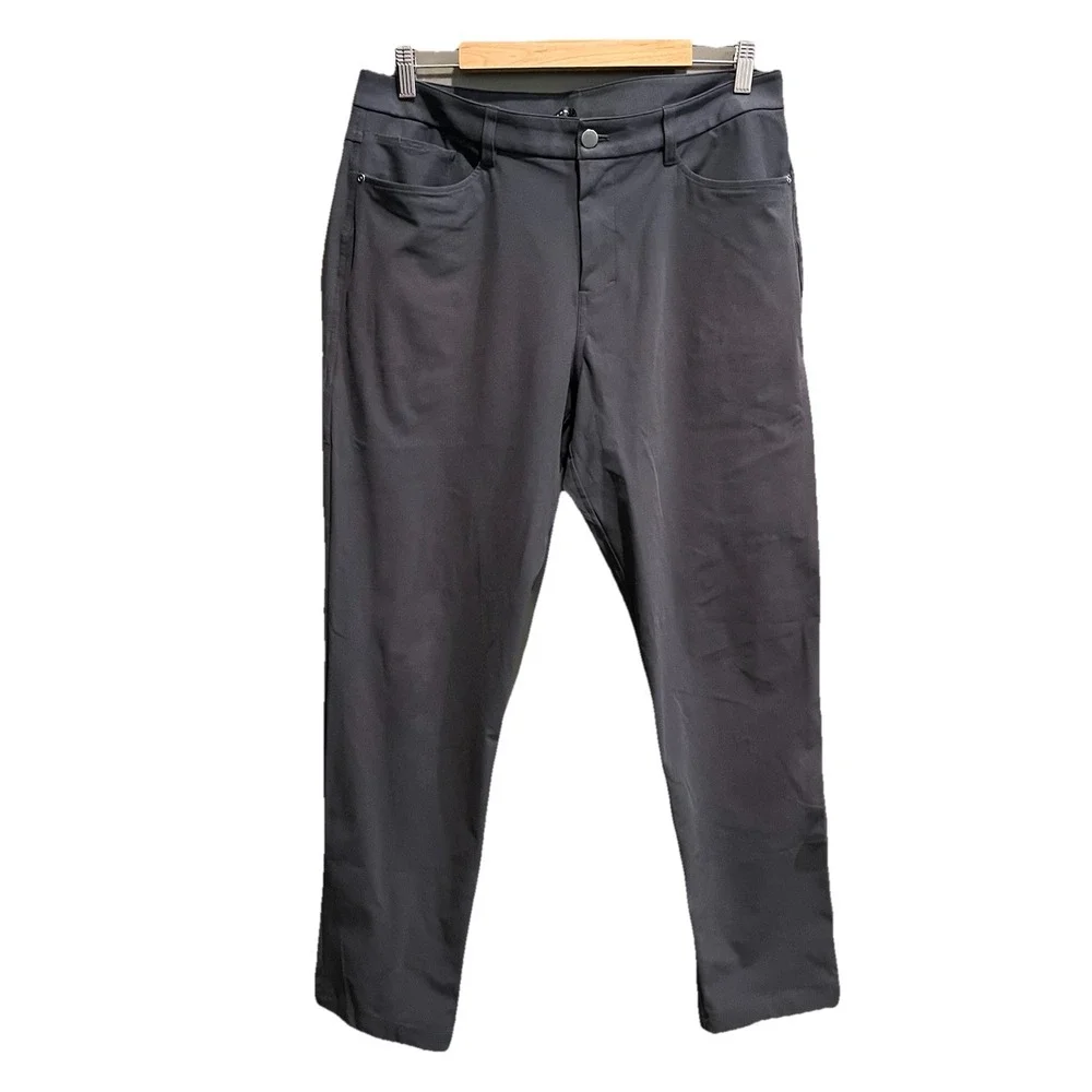Lululemon Dark Gray ABC Classic-Fit 5 Pocket Men's‎ Pants Size 33